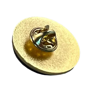 Achterkant van de ICESCAN-broche met speldsluiting